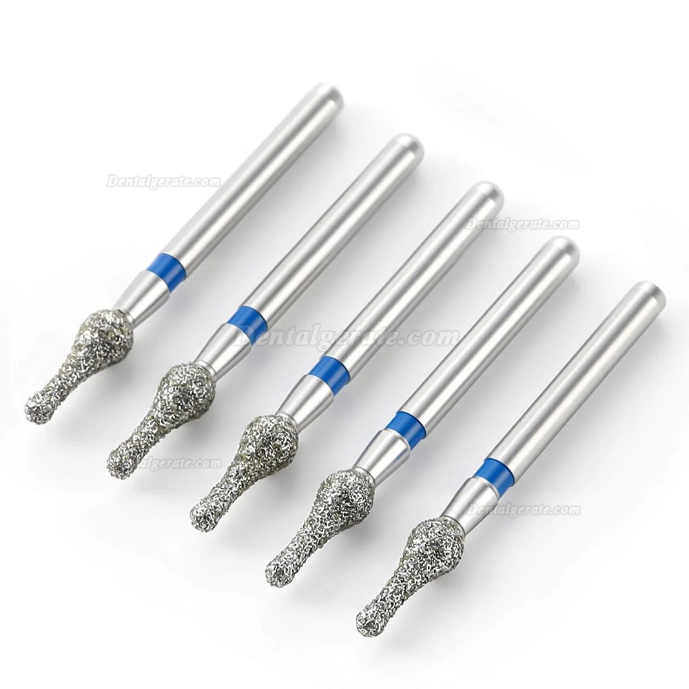 5 St&uuml;ck/Kasten Dental-Diamantbohrer (K&ouml;rnung fein/extra fein/mittel)